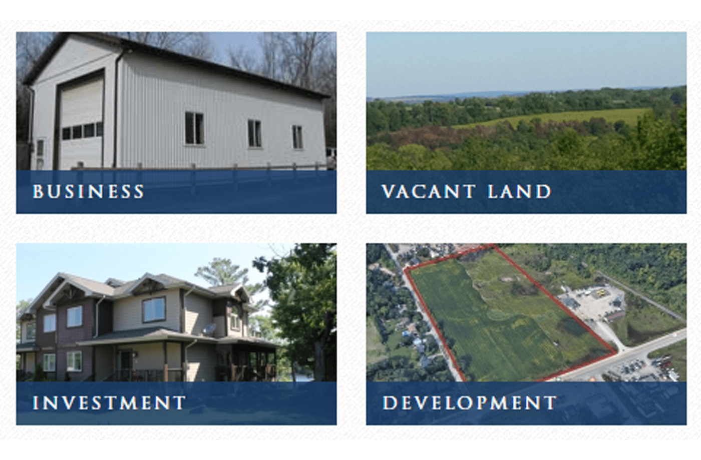 Business, investment, vacant land, development