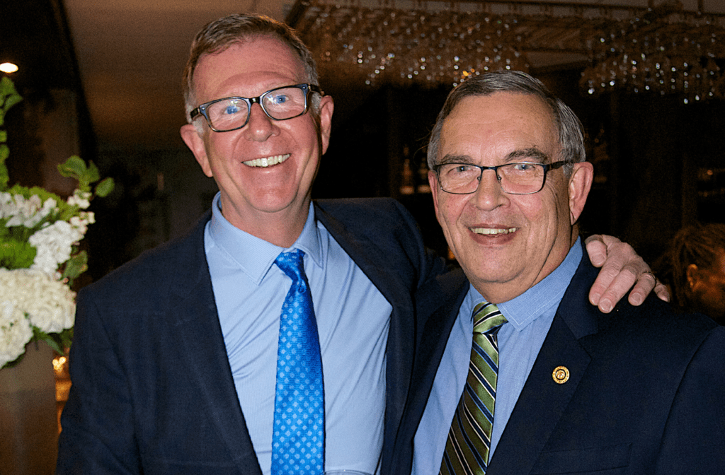 Pete Lawless and Bill Lockington