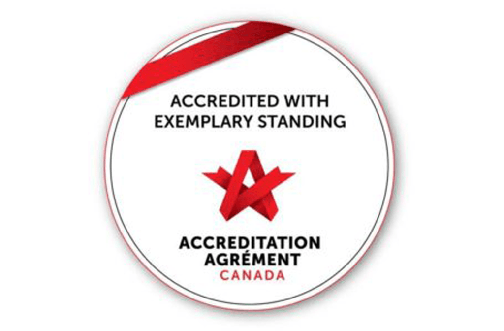 Accredited with exemplary standing