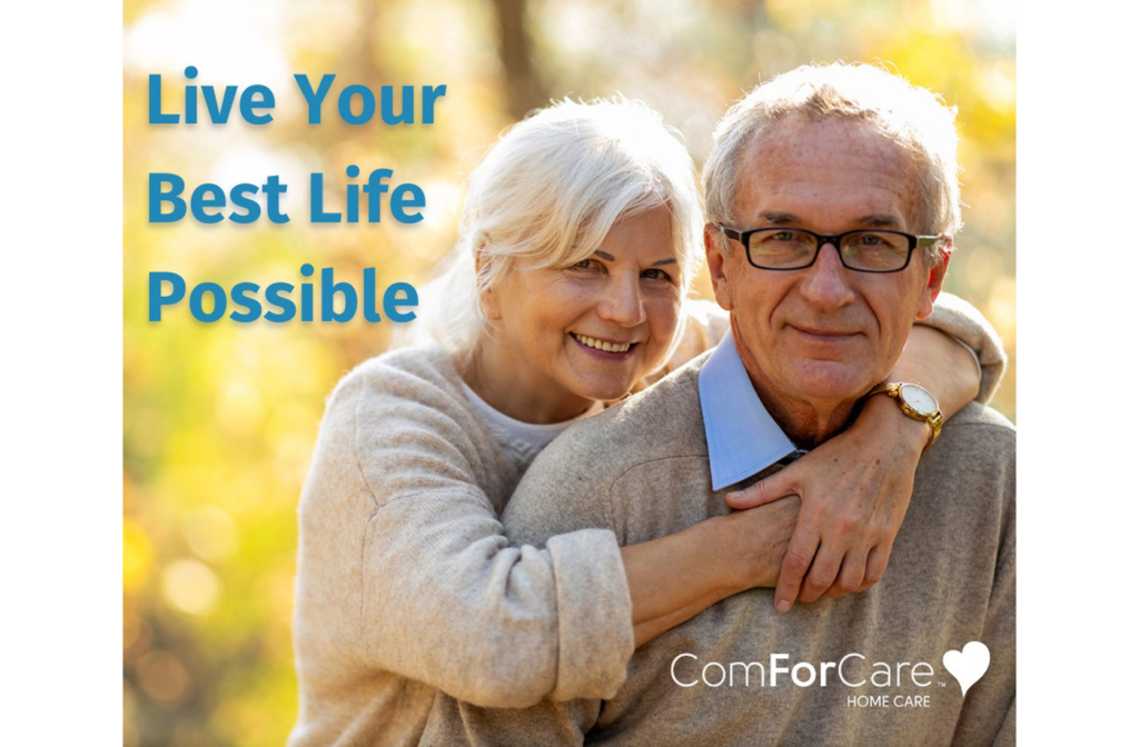 smiling senior couple. Live your best life possible.